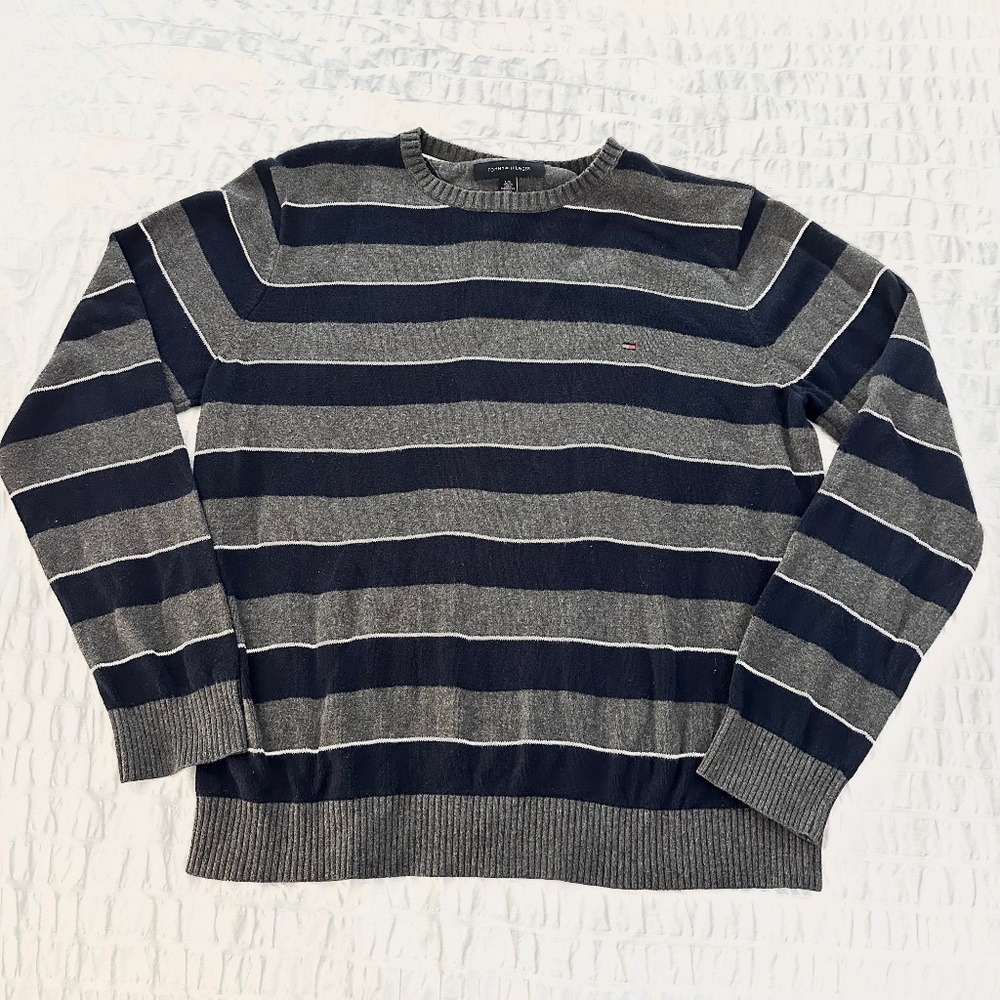 Tommy Hilfiger Crewneck Striped Sweater
